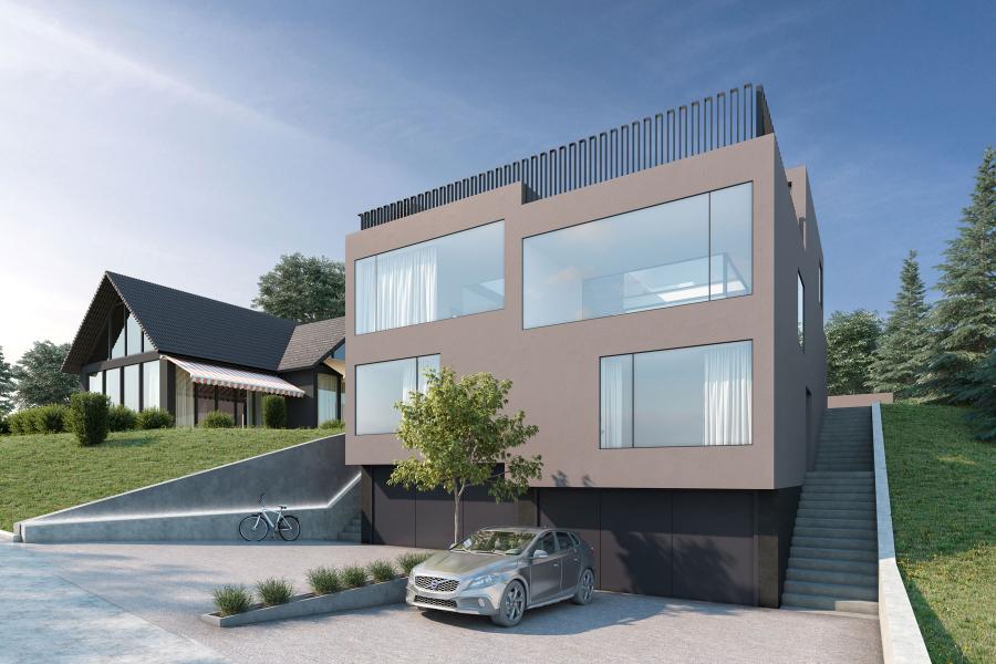 Wannerpartner Architekten Einladung zum virtuellen Rundgang durch das ATRIUMHAUS MIT AUSSICHT