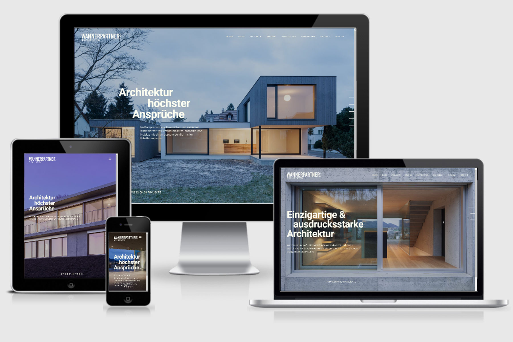 Wannerpartner Architekten Neuer Digitalauftritt